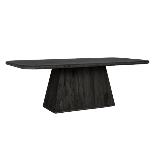 Tower Living eettafel Asti rechthoek 240x120x76 cm mangohout zwart