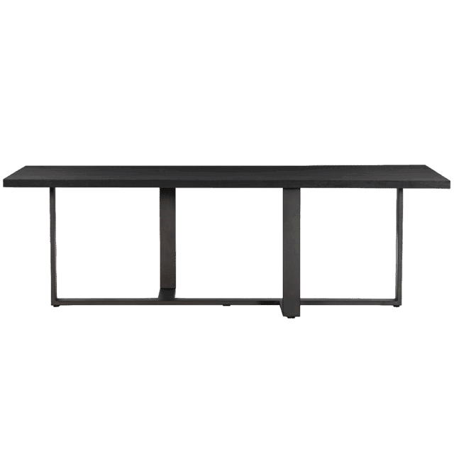 Tower Living eettafel Mincio 180x90x77 cm donkerbruin eiken