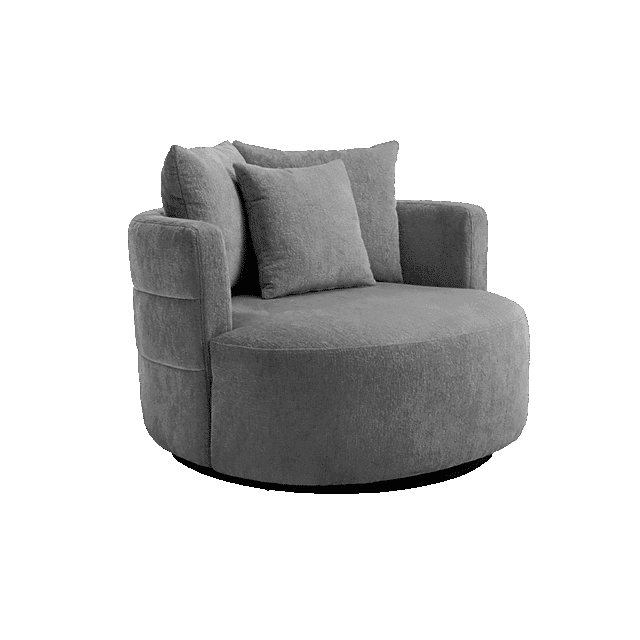 Tower Living fauteuil Bolza draaibaar stone