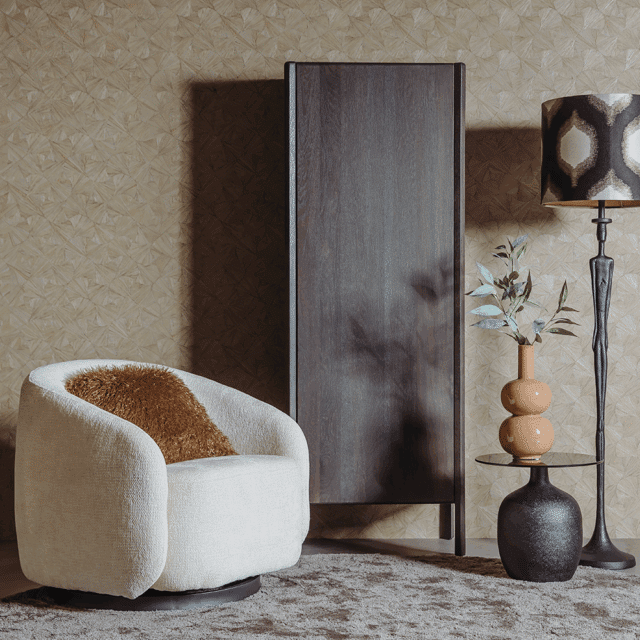 Tower Living opbergkast Amalfi 70x42x190 cm donkerbruin eiken