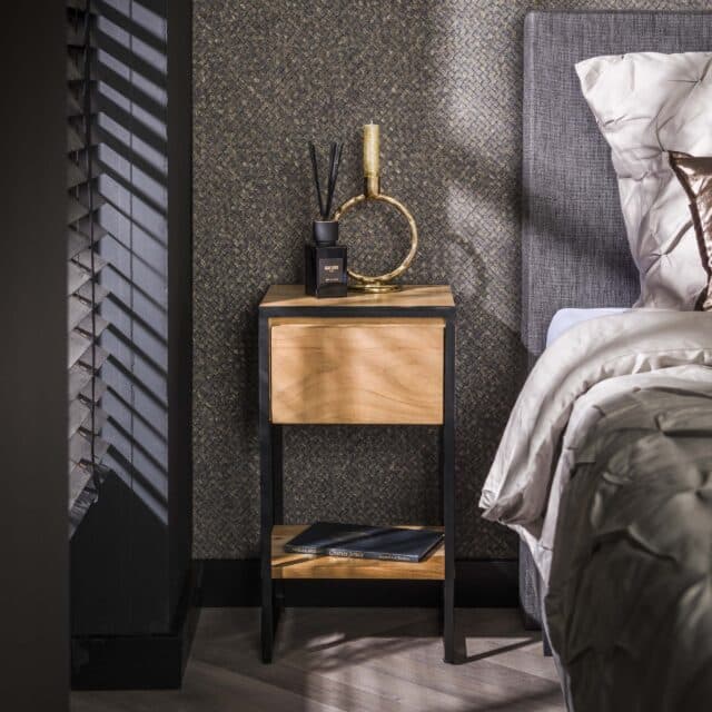 Zijlstra Nachtkastje Straight Wood Xs 1 Lade Massief Acacia