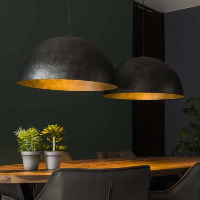 Zijlstra Hanglamp Dome 2 Lichts 60cm Charcoal