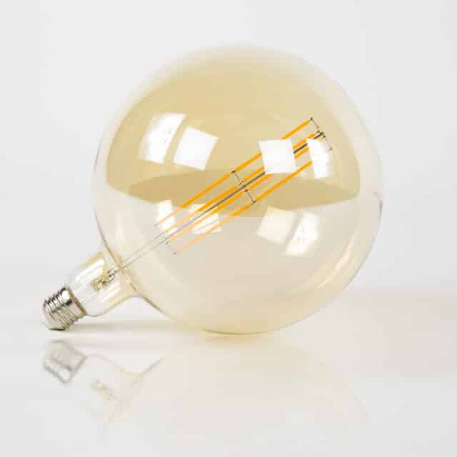 Zijlstra Lichtbron Led G200 Filament Bol 20cm Amber Glas