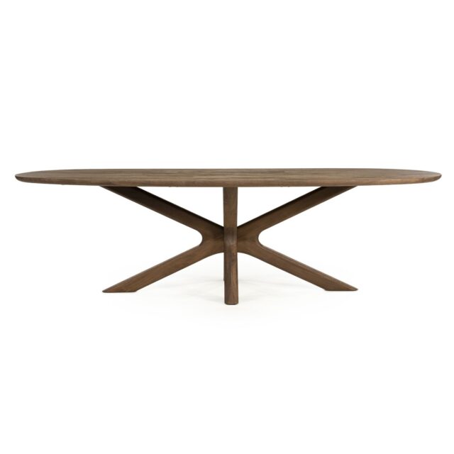 Eleonora eettafel Tycho 260x110x77 cm mangohout lichtbruin