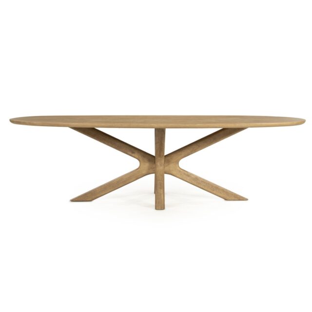 Eleonora eettafel Tycho 260x110x77 cm mangohout naturel