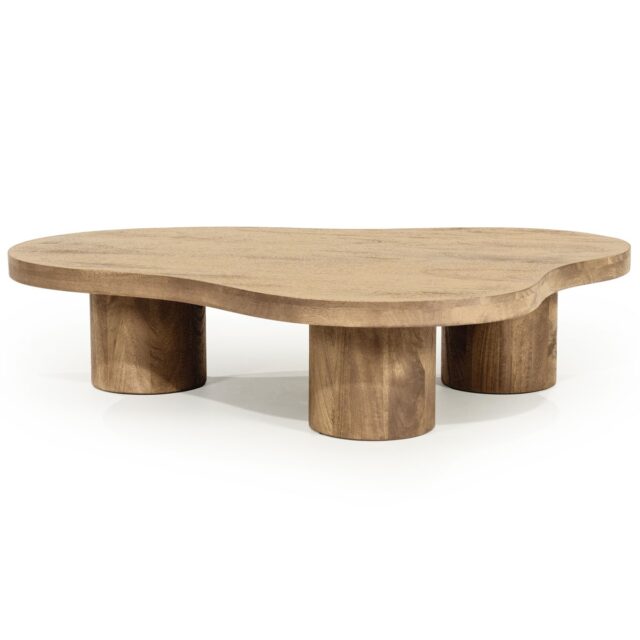 Eleonora salontafel Charlie 130x100x30 cm mangohout naturel