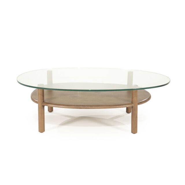 Eleonora salontafel Cleo 101,5x73x31,5 cm lichtbruin eiken