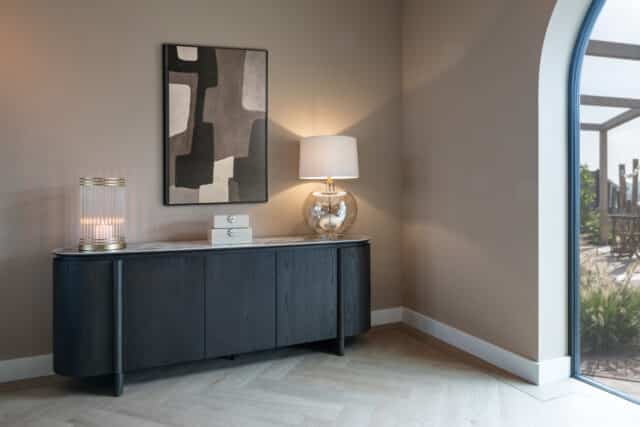 Richmond Interiors dressoir Langford 200x44,5x77 cm travertin