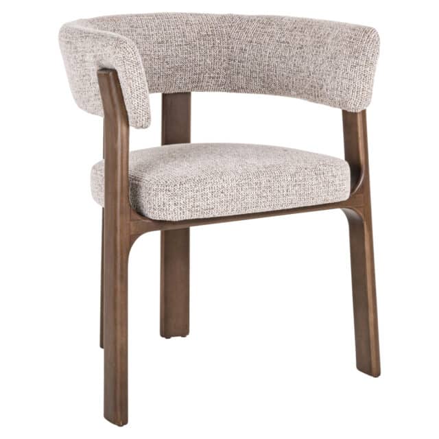 Richmond Interiors eetkamerstoel Contigo met arm mocca