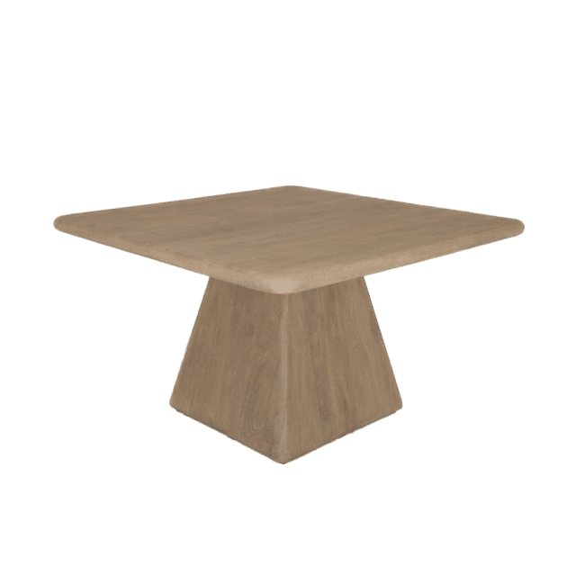 Tower Living eettafel Asti 130 cm vierkant mangohout naturel