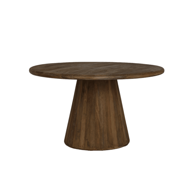 Tower Living eettafel Asti 150 cm rond mangohout bruin