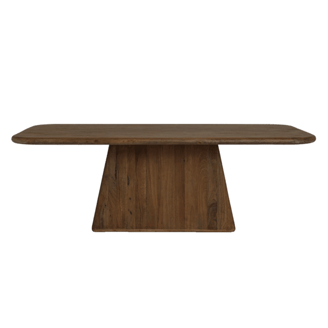 Tower Living eettafel Asti rechthoek 260x100x76 cm mangohout bruin