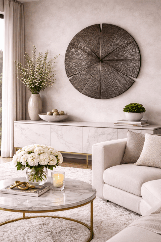 Richmond Interiors klok Ø80 cm Blaise brons