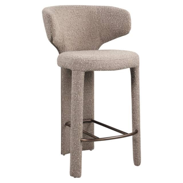 Richmond Interiors barstoel Viola met arm mocca