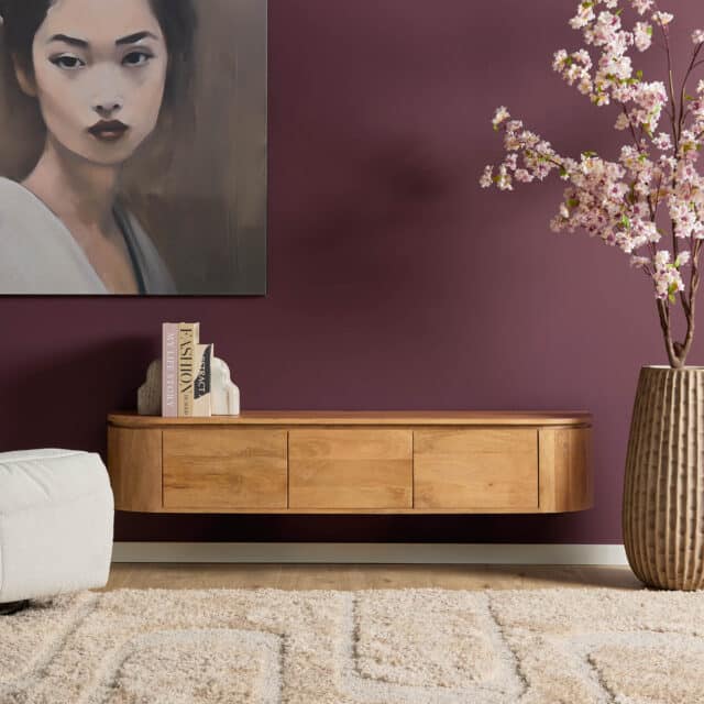 Starfurn tv meubel Excellent naturel 160x35x30 cm mangohout