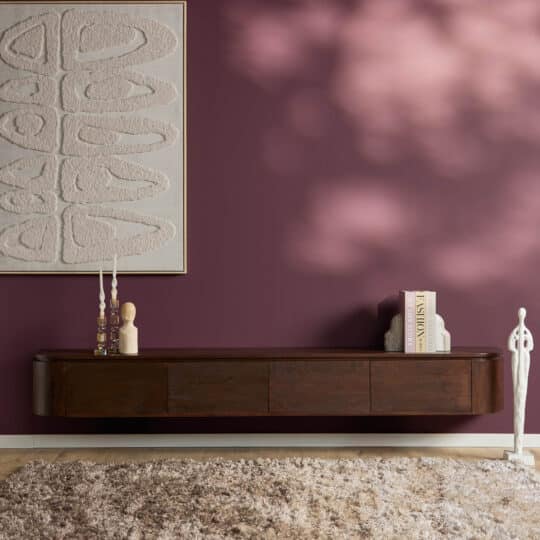 Starfurn tv meubel Excellent bruin 240x35x30 cm mangohout