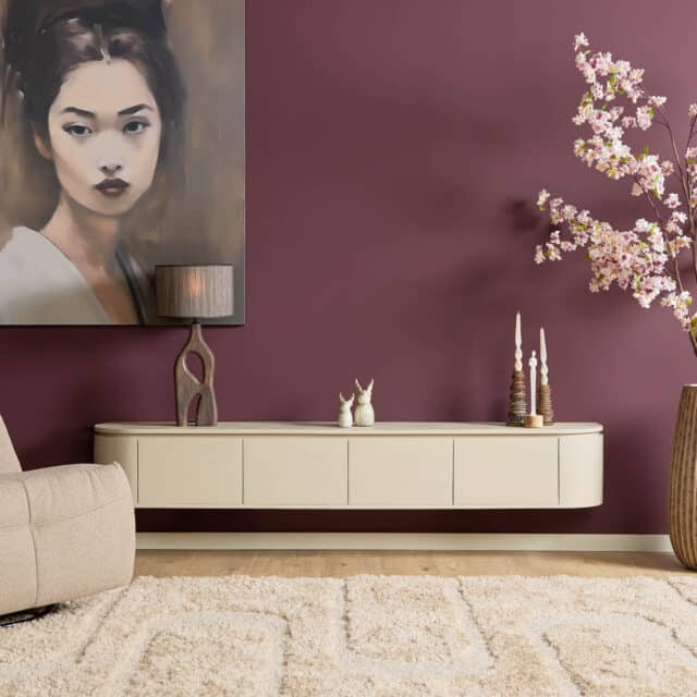 Starfurn tv meubel Excellent zand 200x35x45 cm mangohout