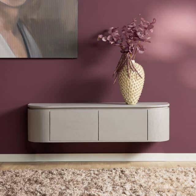 Starfurn tv meubel Excellent taupe 120x35x30 cm mangohout