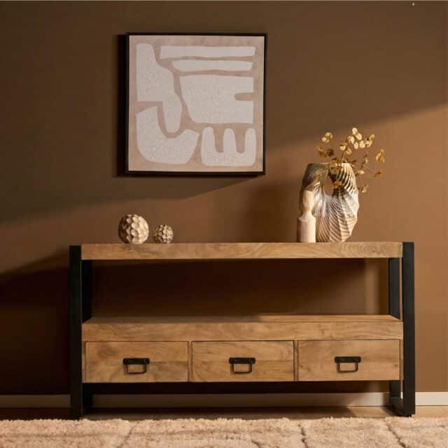 Starfurn Tv meubel Britt Naturel Mangohout 150 cm