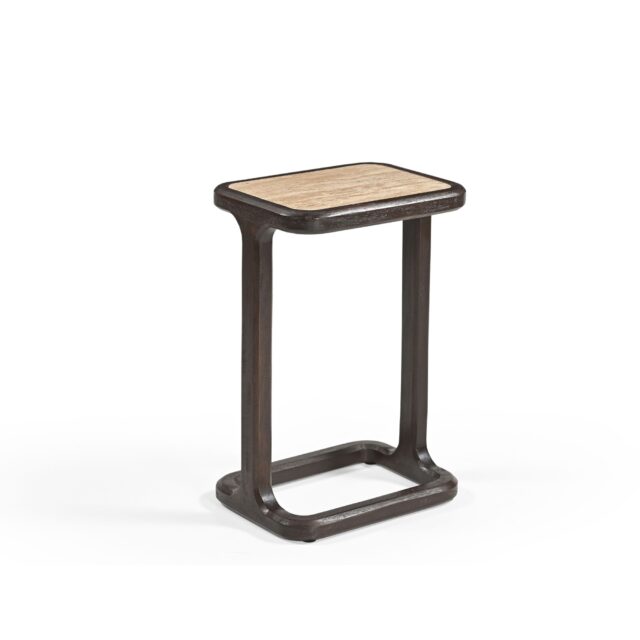 Starfurn Bijzettafel Arvid Bruin Travertin 49 cm