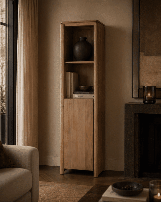 Starfurn Boekenkast Dallas Naturel Mangohout 55 Cm