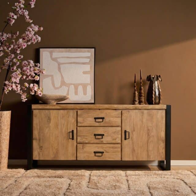Starfurn Dressoir Britt Naturel Mangohout 160 cm
