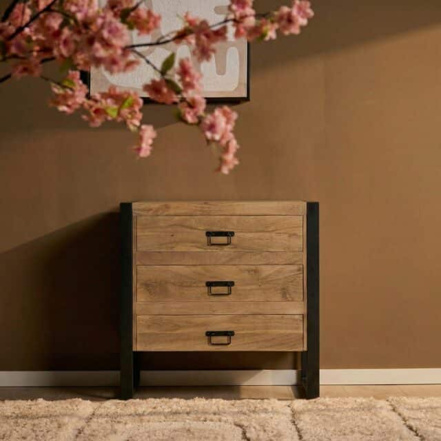 Starfurn Ladenkast Britt Naturel Mangohout 80 cm