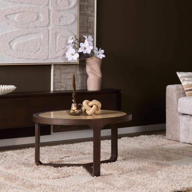 Starfurn Salontafel Morris Bruin Travertin 75 cm