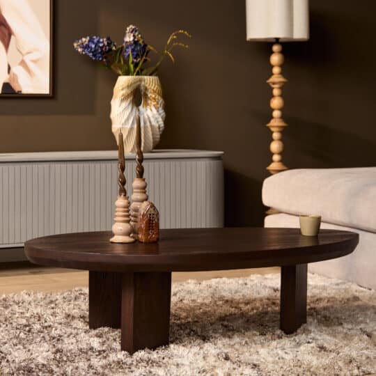 Starfurn Salontafel Zillah Bruin Eikenhout 130 cm