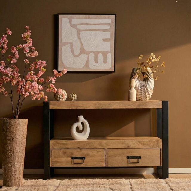 Starfurn Tv meubel Britt Naturel Mangohout 120 cm