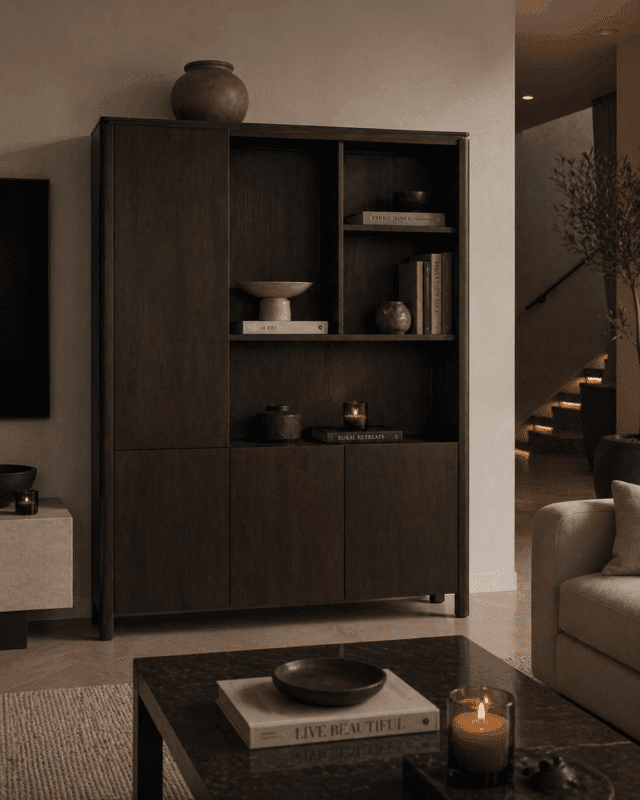 Starfurn Vakkenkast Xl Dallas Bruin Mangohout 160 Cm