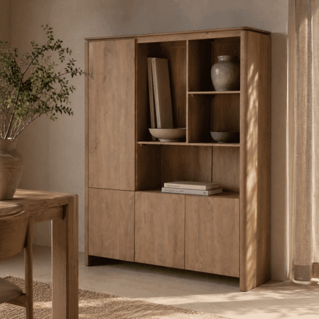 Starfurn Vakkenkast Xl Dallas Naturel Mangohout 160 Cm