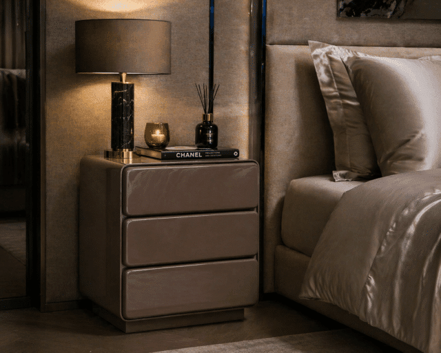 Richmond Interiors Nachtkastje Demy Bruin 56 5 215 42 5 215 60 Cm Hout