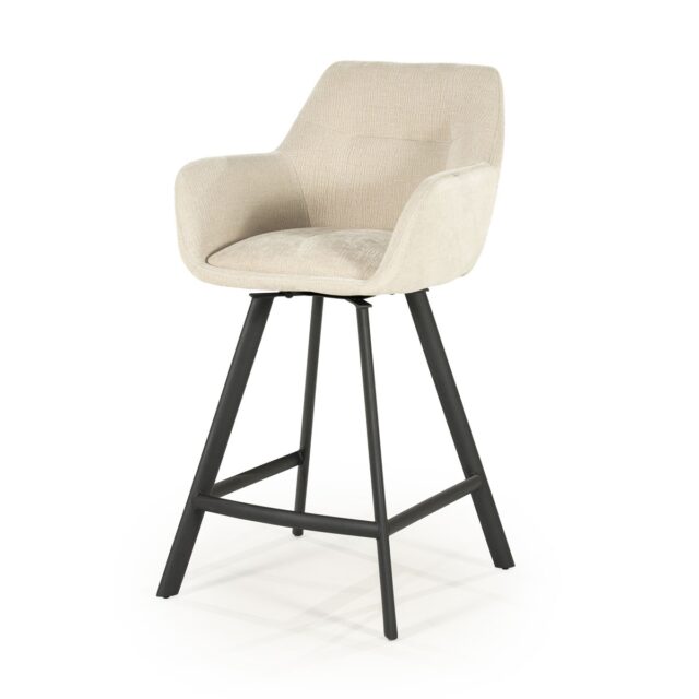 By-Boo barstoel Bliss met arm beige