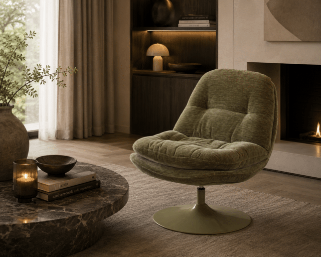 By Boo Fauteuil Tromba Draaibaar Groen