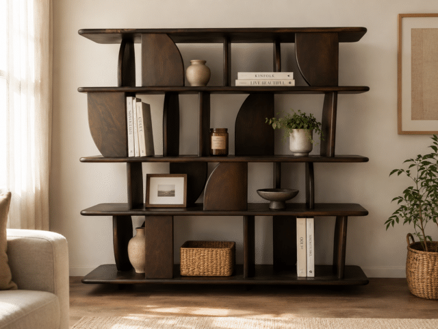 Nijwie MySons Oregano boekenkast 140, Mango Brown Walnut - Oregano Collection
